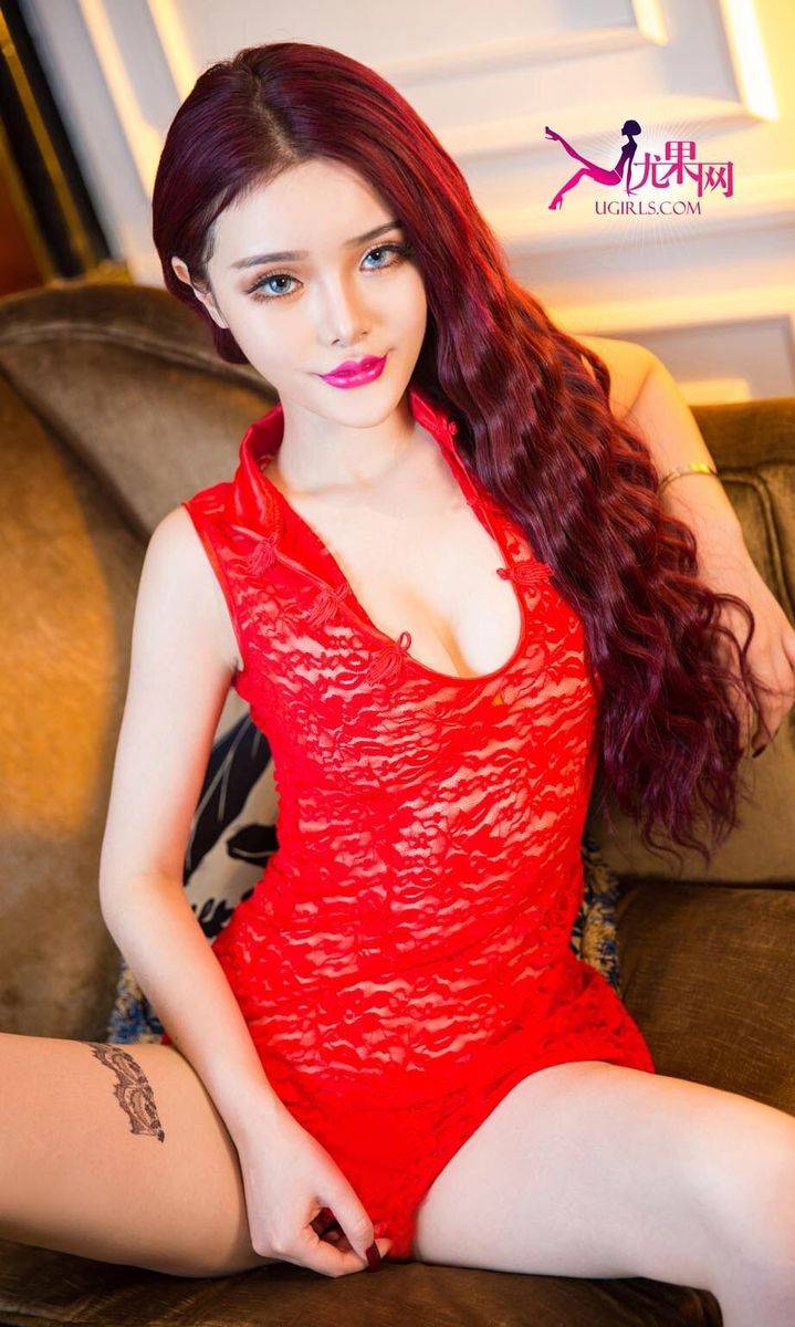 尤果网极品美女陈宇曦豹纹紧身衣情趣透视装气质写真-5