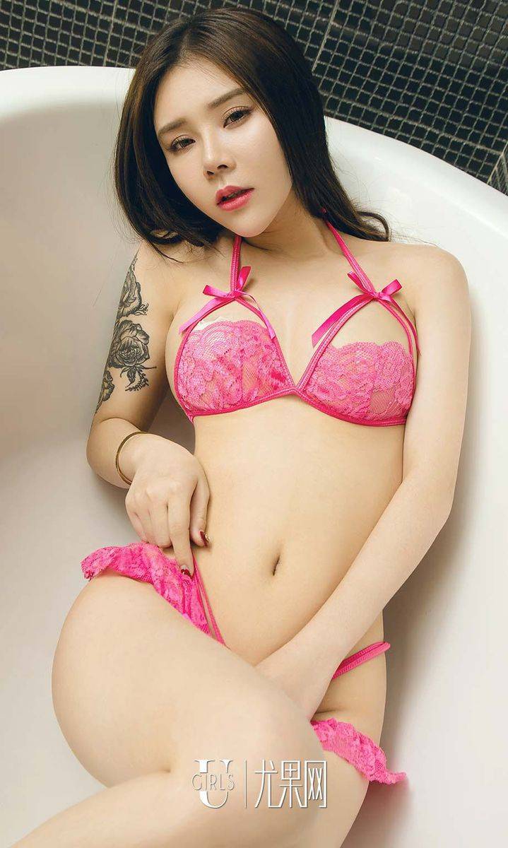 尤果网性感女神爱丽莎Lisa水手服浴缸校服内衣诱惑美图-30