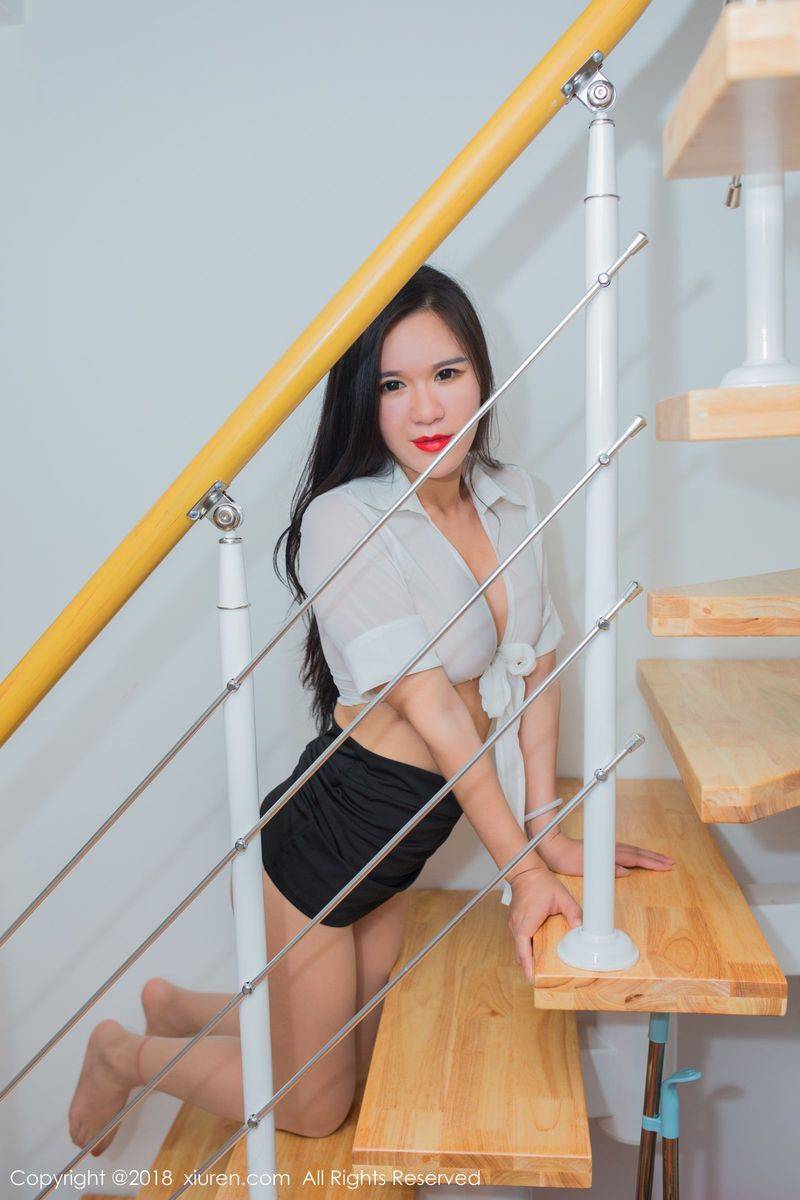 秀人网美女模特王紫琳镂空内衣丰胸肥臀惹火身姿热辣美图-18