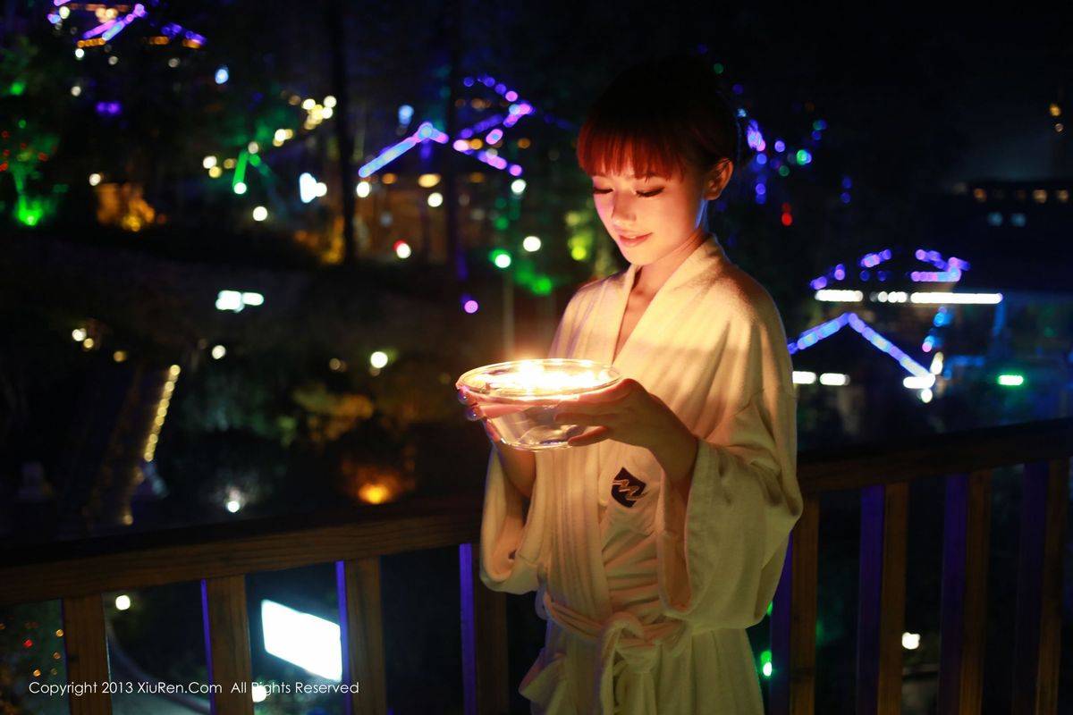 秀人网性感美女Toro羽住沙滩比基尼浴室情趣内衣诱惑美图-44