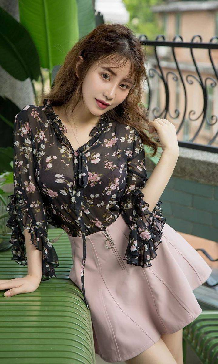 尤果网性感女神绯月樱Cherry白衬衫超短裙职场OL制服诱惑美图-29