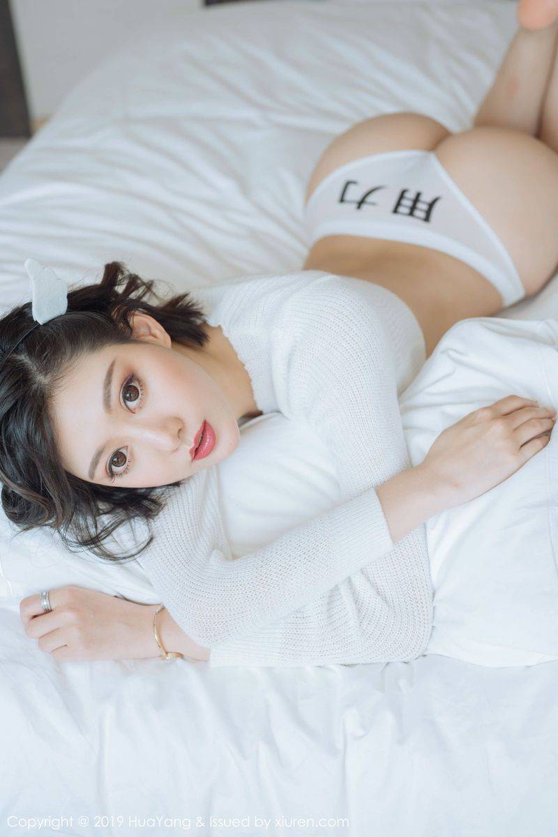 花漾写真性感美女付艺轩Renee完美身材翘臀诱惑情趣内衣套图-23