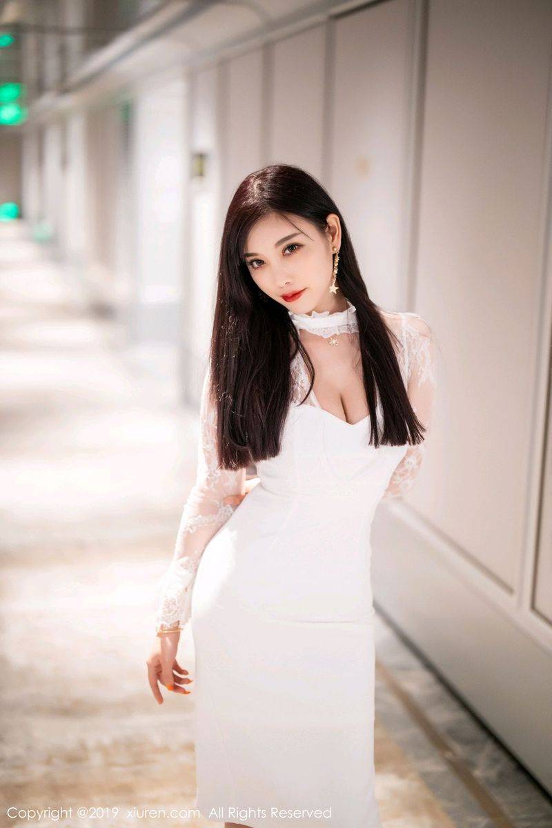 秀人网性感女神杨晨晨sugar典雅长裙修长美腿足量魅惑写真-20