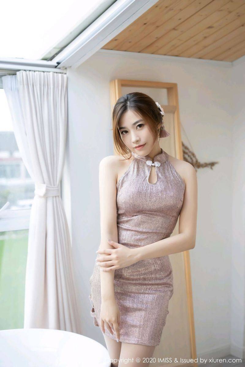 爱蜜社气质女神许诺Sabrina丝袜美腿内衣诱惑足量福利写真-36