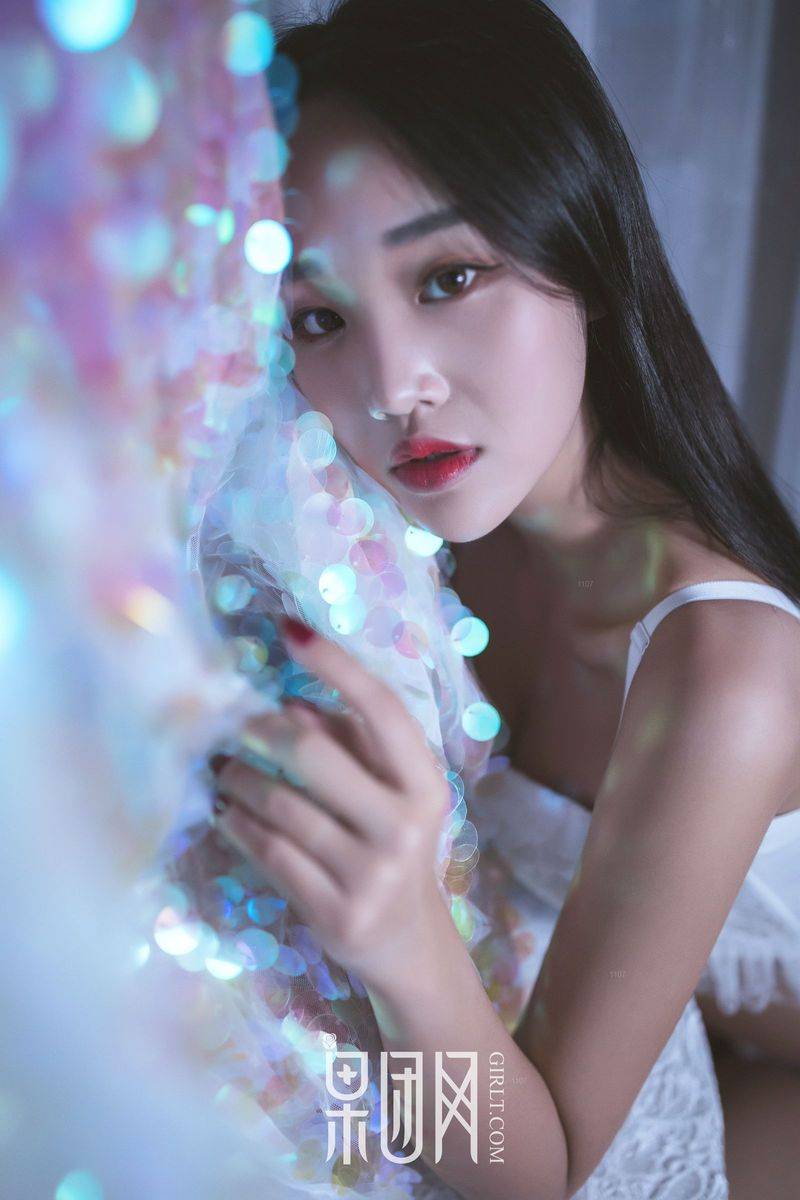 果团网痴情少女Jewel恋恋针织文胸34D大兔兔内衣诱惑美图-27