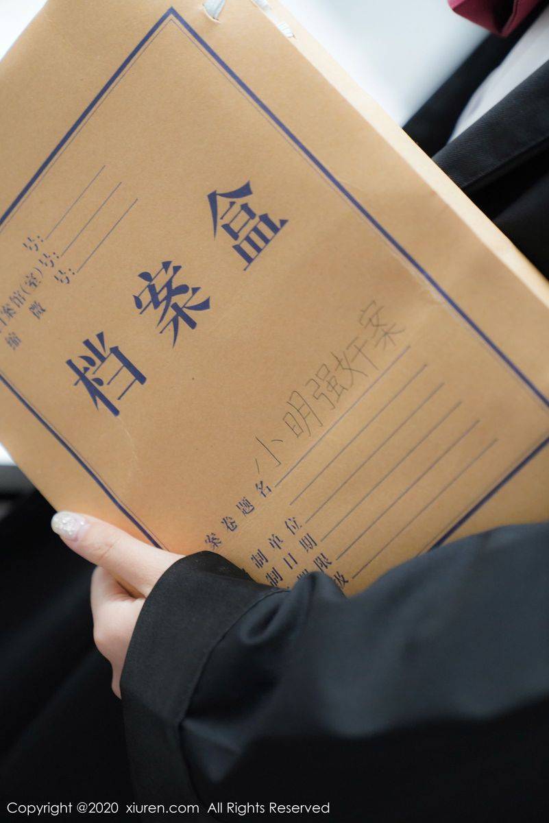 秀人网美女模特沈梦瑶黑丝美腿律师主题制服诱惑视觉写真-16