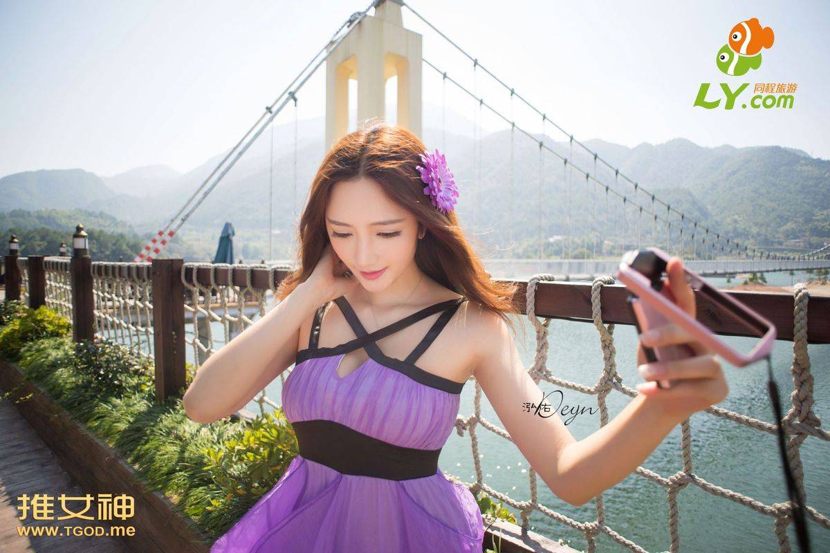 推女神性感美模王明明女神去哪儿云曼酒店户外诱惑写真-11