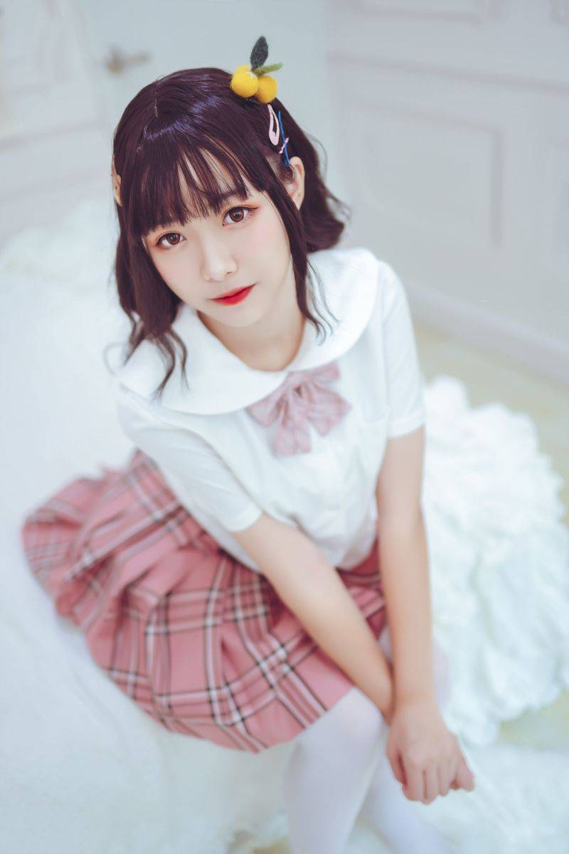 喵糖映画萝莉美少女过膝白丝性感校服魅惑私房迷人写真-4
