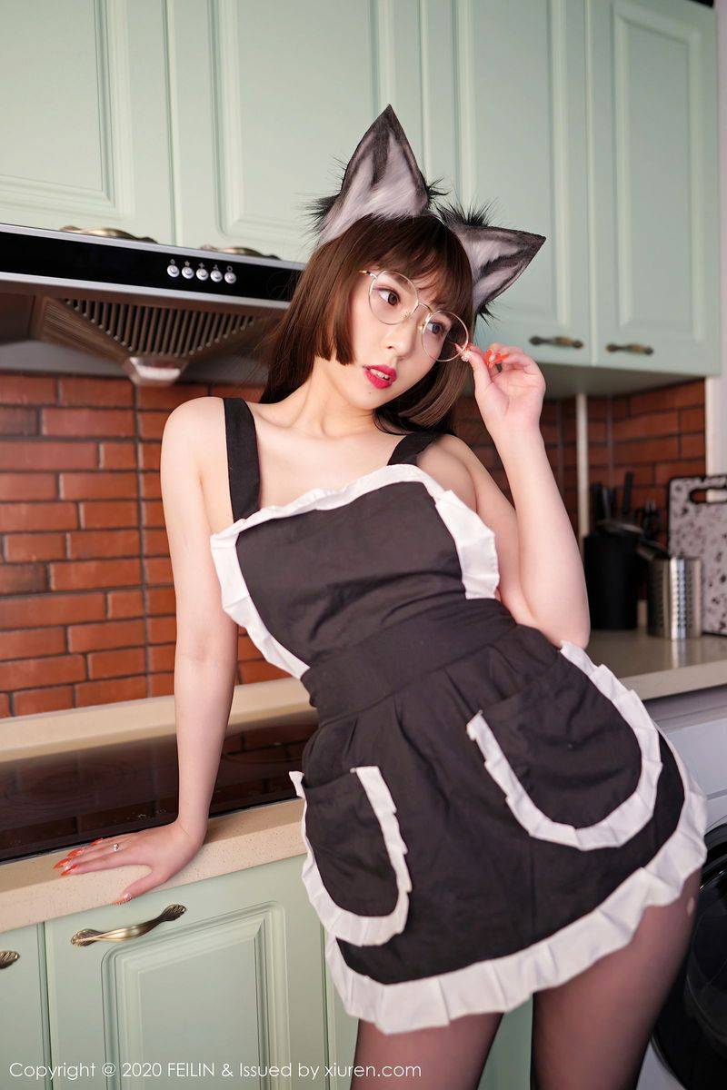 嗲囡囡美女模特良人非爱人猫女郎JK制服&女仆装制服写真-50