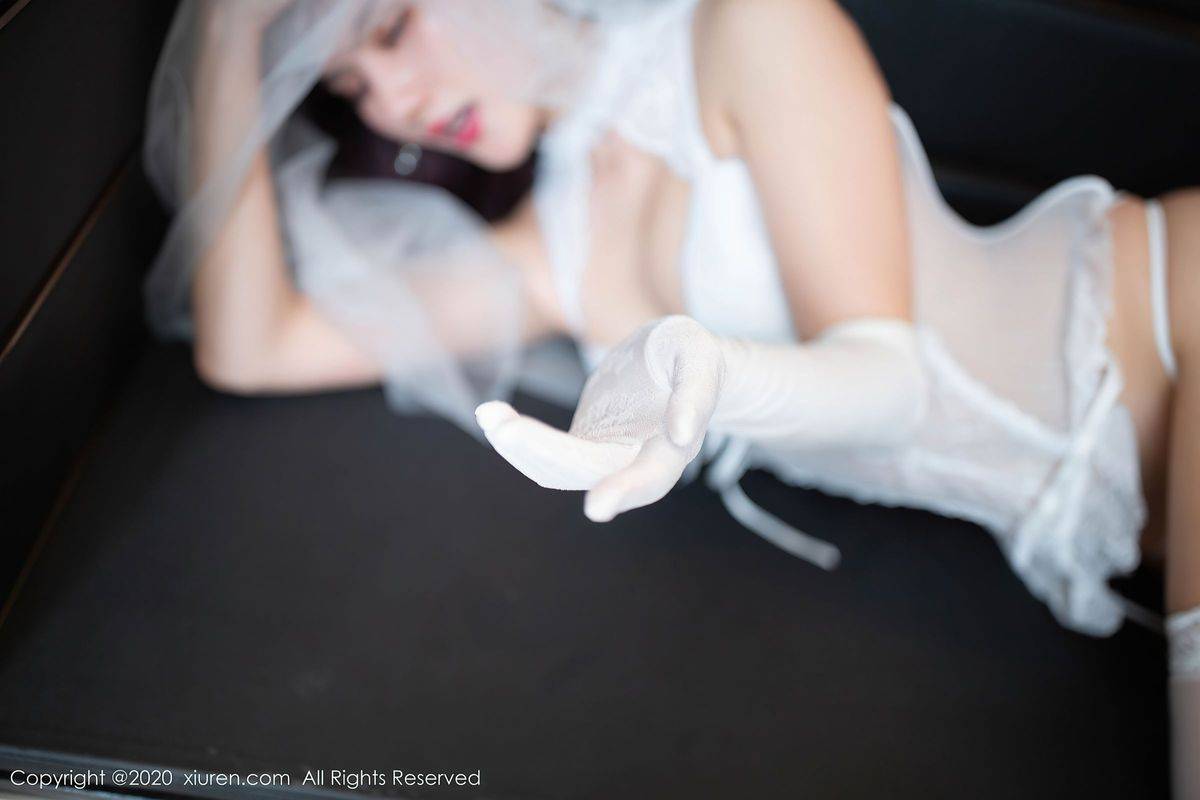 秀人网性感模特就是阿朱啊丝袜美腿情趣婚纱主题乌镇旅拍-37