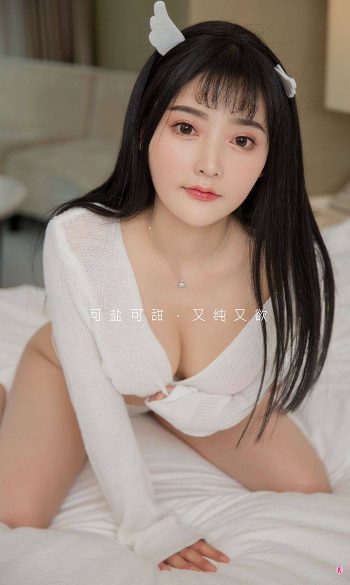 尤果圈美女模特小娜比天使少女在人间丁字裤诱惑主题写真-16