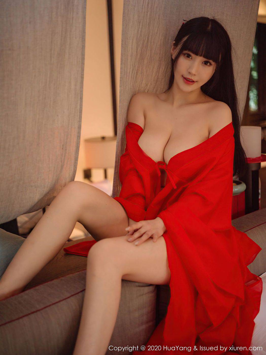 花漾Show性感女神Flower朱可儿穿越宋朝香艳主题杭州旅拍-26