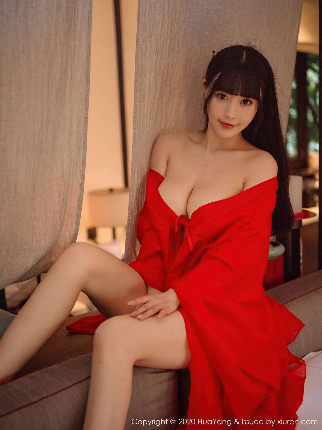 花漾Show性感女神Flower朱可儿穿越宋朝香艳主题杭州旅拍-34