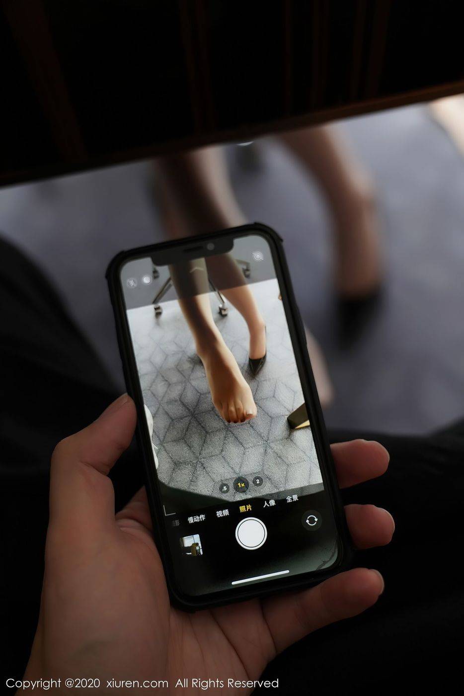 秀人网性感女神周于希Sandy魔鬼身材职场OL黑丝剧情系列写真-43