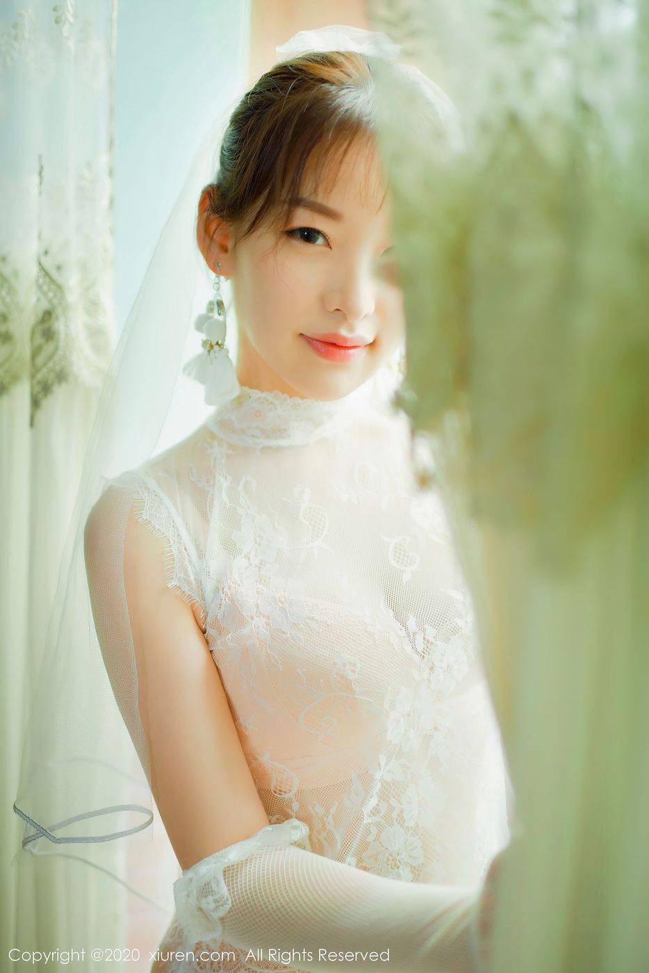 秀人网美女模特小宣fancy洞房花烛夜情趣主题大尺度性感写真-10