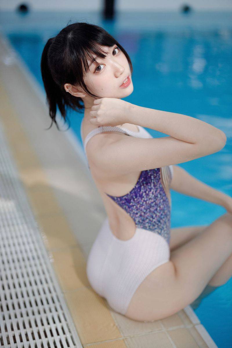 网络萌妹子周叽是可爱兔兔贴身性感泳装连体装扮系列写真-13