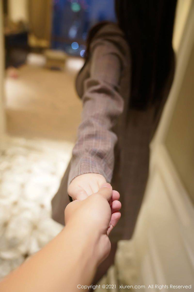 秀人网美女模特糯美子Mini镂空内衣&童颜欧派身材澳门旅拍-20