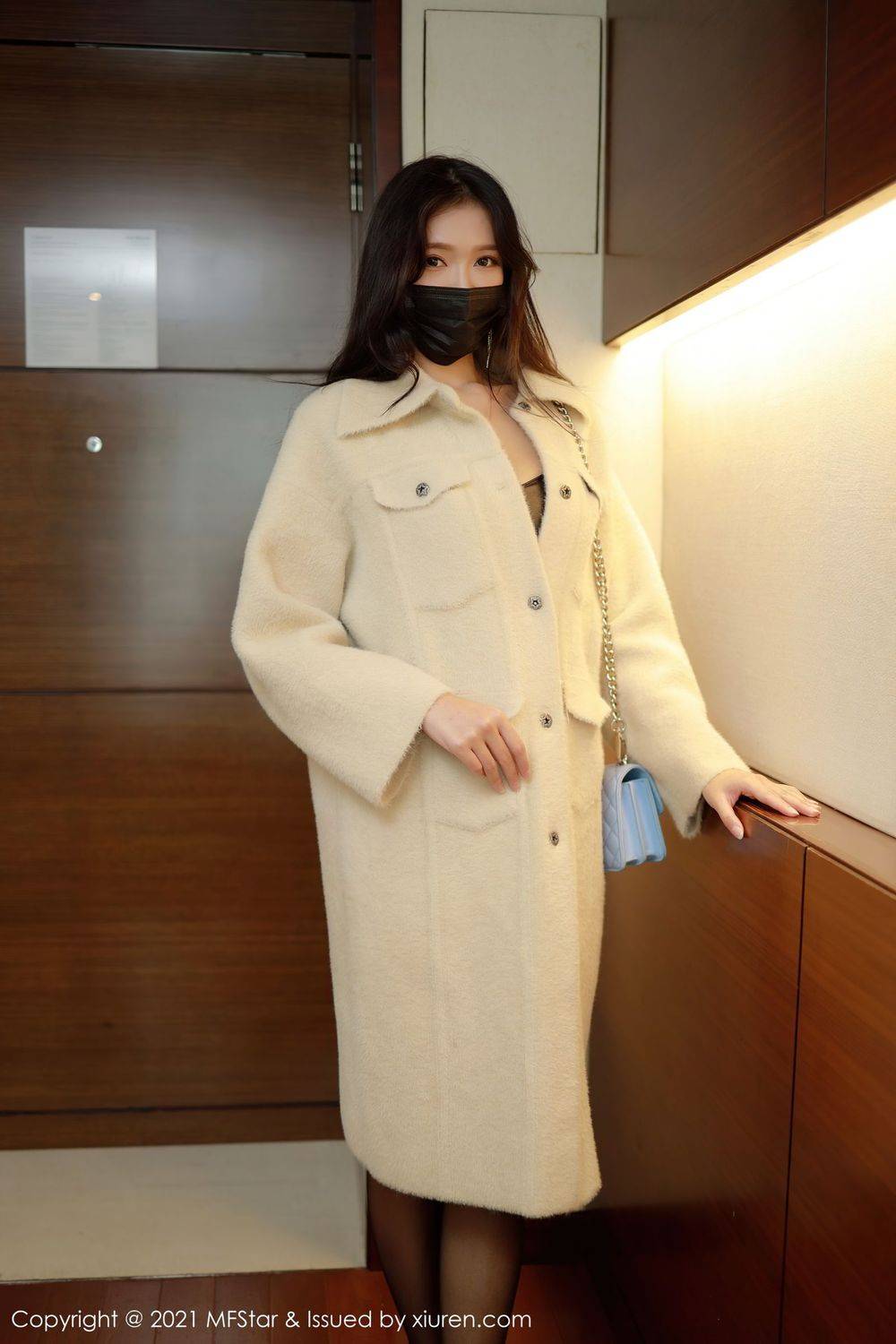 模范学院性感女神小娜比情趣皮衣与黑丝美腿性感妖娆写真-2