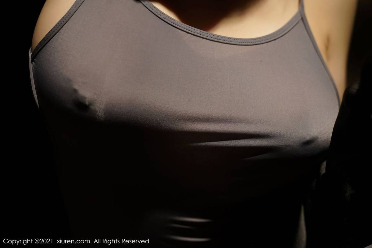 秀人网美女模特田冰冰轻透吊裙网袜美腿惹火身材性感写真-13