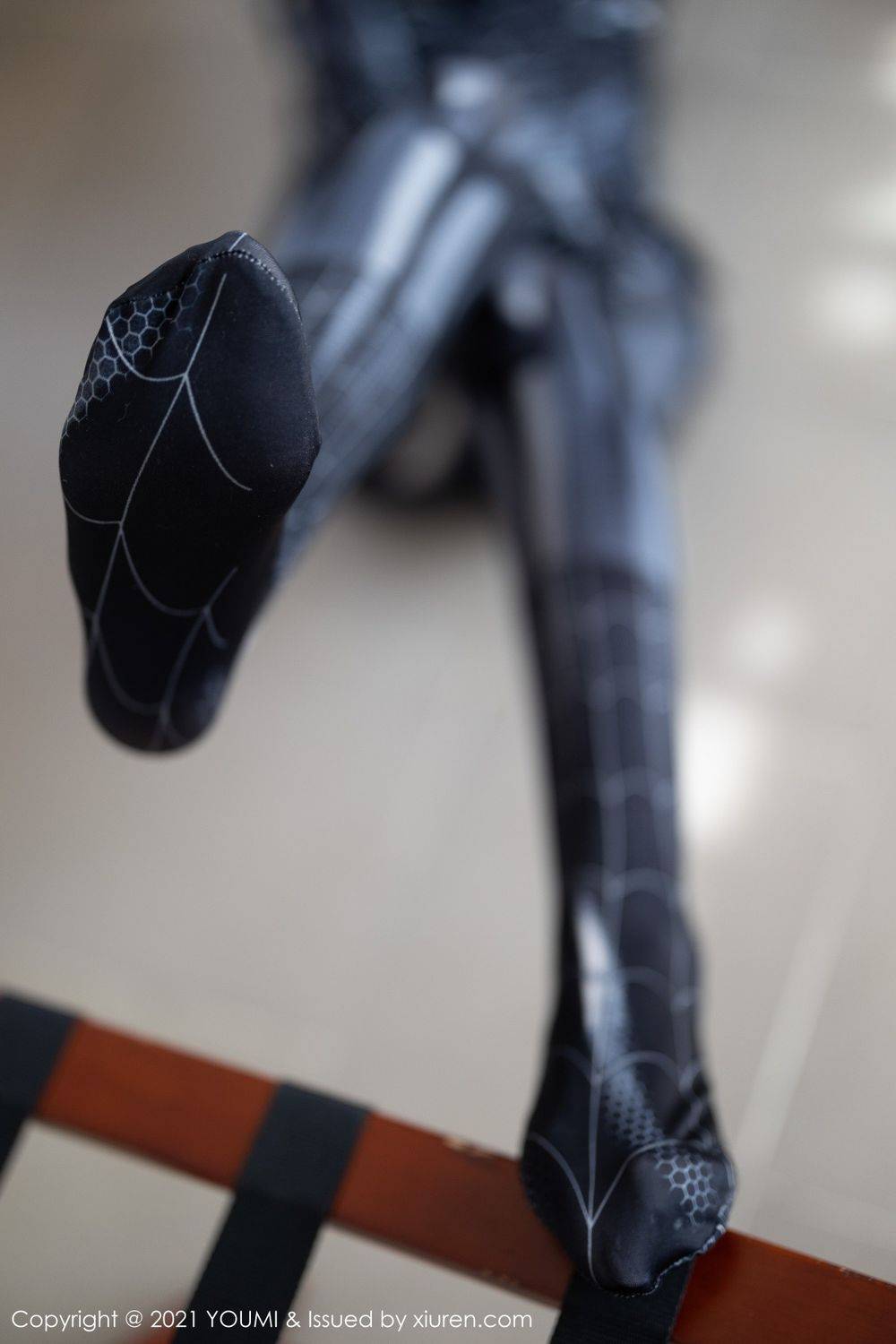 尤蜜荟丽质美女玥儿玥er苗条身材独特蜘蛛侠服饰桂林旅拍-35