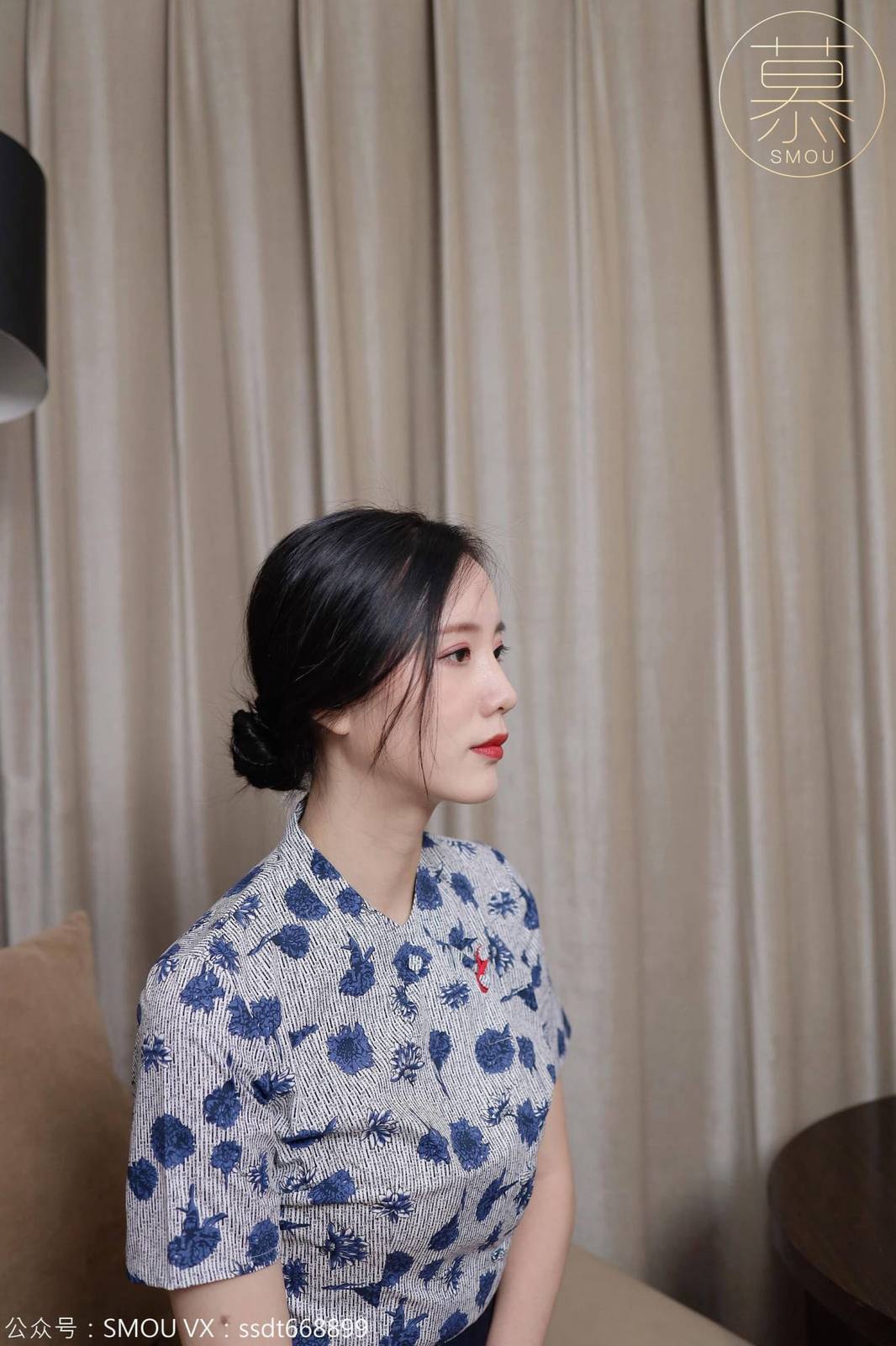 SMOU丝慕蜜系列紫宁空姐制服丝袜美腿居家系列私房写真-29