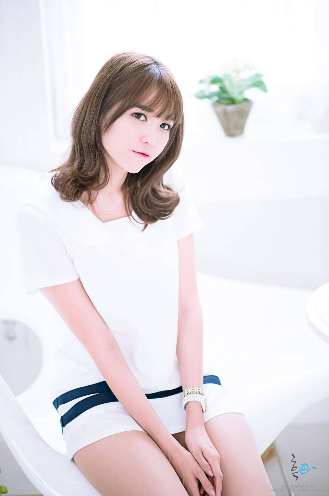 网络美女李恩慧多套服饰清纯超短裙系列高清套图-6