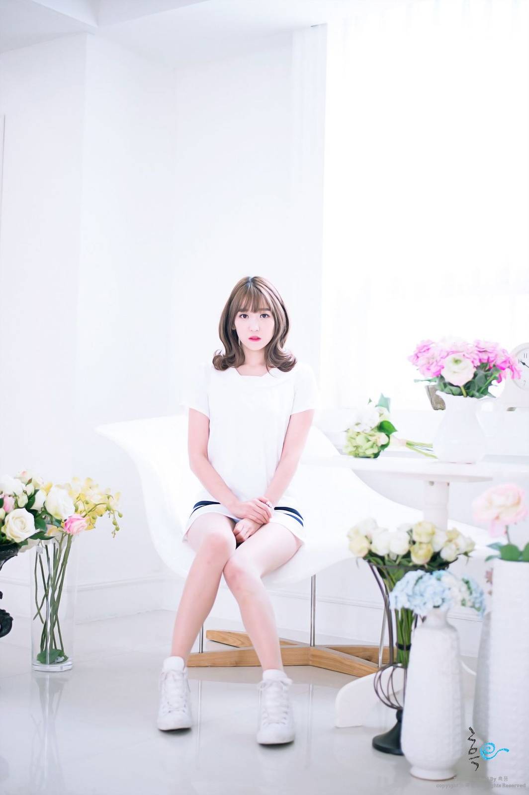 网络美女李恩慧多套服饰清纯超短裙系列高清套图