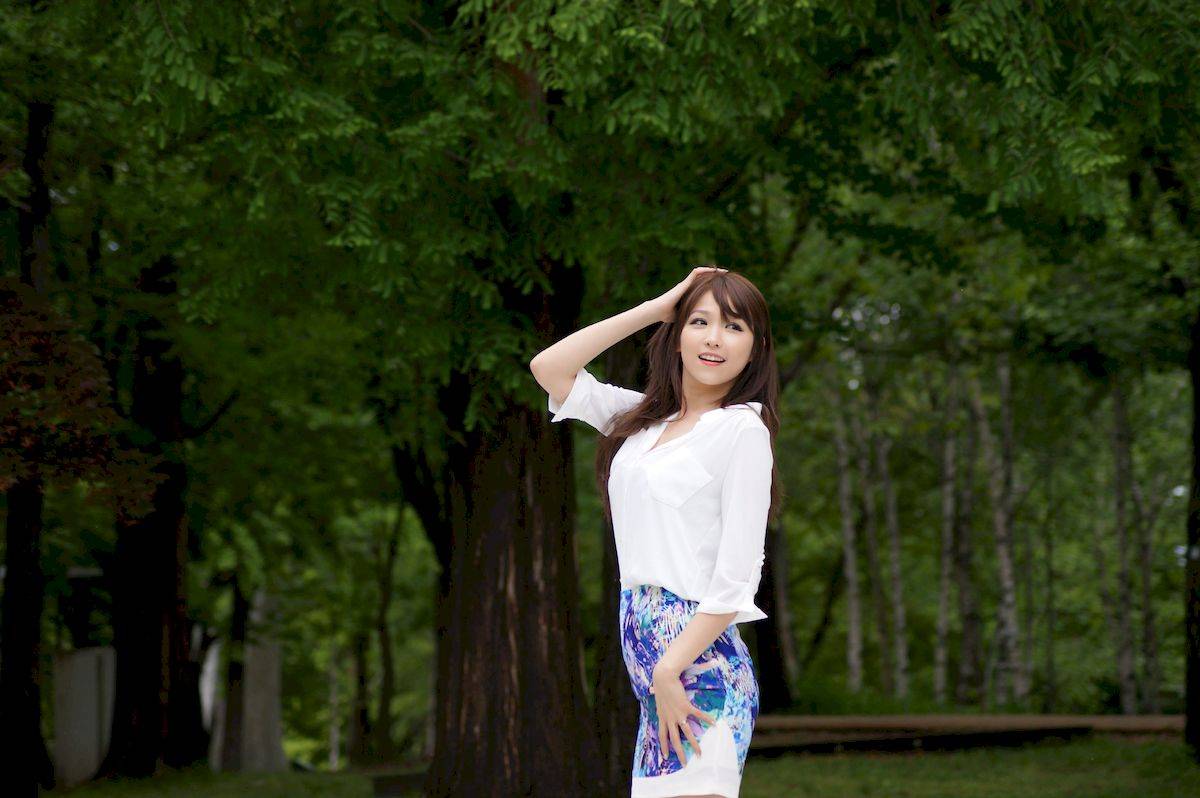 网络美女李恩慧多套服饰清纯超短裙系列高清套图-36