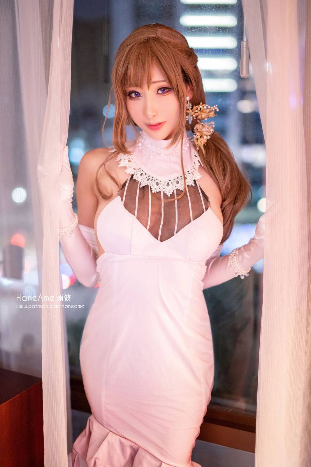网络美女雨波HaneAme多套服饰妈妈二连击主题清凉写真-32