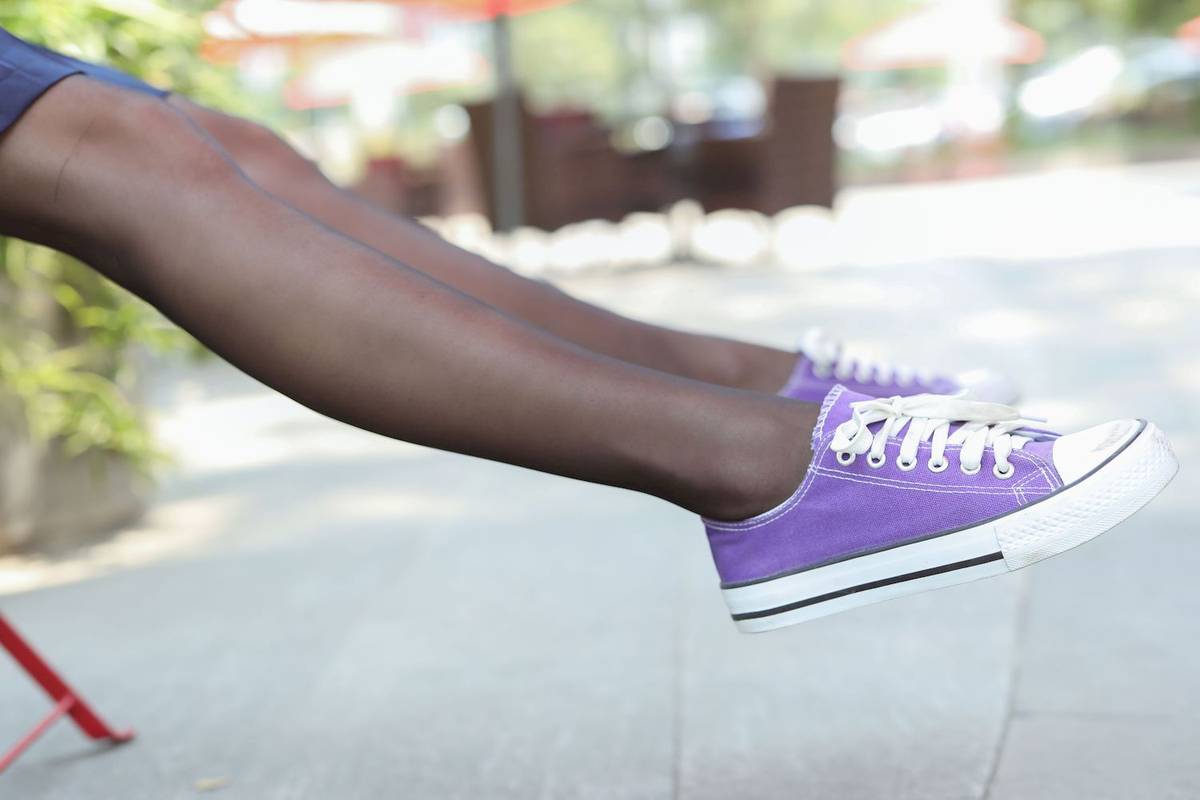 MZSOCK爱美足清秀妹子茜茜黑丝学生装户外写真-16